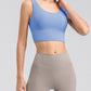 Scoop Neck Wide Strap Active Tank