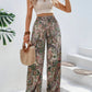 Printed Wide Leg Pants