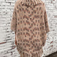 Fringe Open Front Half Sleeve Poncho