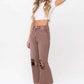 90's Vintage Crop Flare Jean