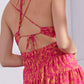 MUSTARD SEED Floral Sleeveless Backless Romper
