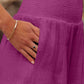 Full Size Smocked Waist Wide Leg Pants