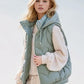 Puffer vest with Hoodie 