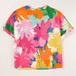 Printed Button Up Half Sleeve Shirt