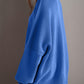 Double Take Side Slit Round Neck Long Sleeve Sweater
