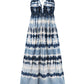 Tie-Dye Halter Neck Sleeveless Dress
