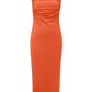 Backless Cowl Neck Sleeveless Cami Dress