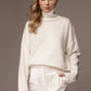 Basic Bae Turtleneck Dropped Shoulder Long Sleeve Sweater