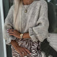 Round Neck Long Sleeve Sweater