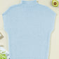 Turtleneck Cap Sleeve Sweater