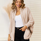 Open Front  Cardigan with Pockets