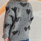 Heart Button Up Long Sleeve Cardigan