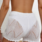 Drawstring Cutout Swim Shorts