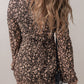 Floral Tied V-Neck Mini Dress