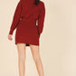 Ribbed knit crop top and skirt set