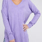 Garment Dyed Front Seam Sweater
