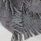 Fringe Open Front Half Sleeve Poncho
