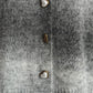 Gradient Heart Shape Button V-Neck Cardigan