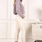 Melange multicolor sweater top