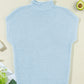 Turtleneck Cap Sleeve Sweater