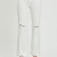 RISEN  Full Size High Rise Button Fly Straight Ankle Jeans