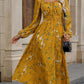 Square Neck Smocked Waist Dress