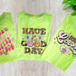 Boxy Crew Neckline graphic T-shirt