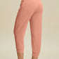Basic Bae Full Size Air Scuba Drawstring High Waist Cropped Pants
