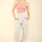 VERY J Cable Knit Seamless Cropped Cami