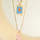 Tarot Card Pendant Copper Necklace