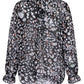Printed Tie Neck Long Sleeve Blouse