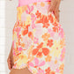Printed High Waist Shorts
