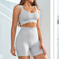 Scoop Neck Wide Strap Active Tank