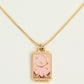 Tarot Card Pendant Copper Necklace