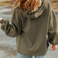 Zip-Up Drawstring Hooded Jacket