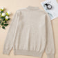 Mock Neck Long Sleeve Sweater