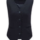 Pocketed Button Up Vest