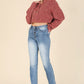 Melange multicolor sweater top