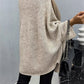 Round Neck Batwing Sleeve Sweater