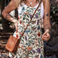 Printed Square Neck Wide Strap Romper
