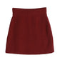 Ribbed knit crop top and skirt set