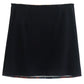 Printed Zip Mini Skirt