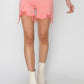 RISEN High Rise Distressed Denim Shorts
