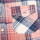 Plaid Snap Down Long Sleeve Hooded Outerwear