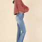 Melange multicolor sweater top