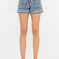 Kancan Ultra High Rise Paperbag Denim Shorts