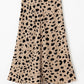 Slit Printed Midi Skirt