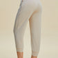 Basic Bae Full Size Air Scuba Drawstring High Waist Cropped Pants