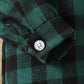 Plaid Long Sleeve Snapped Jumpsuit