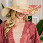 Justin Taylor Floral Bow Detail Sunhat